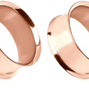 Pierced Owl Rose Gold Plated Stainless Steel Double
