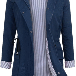 Rain Jacket Women Windbreaker Striped Climbing Raincoats